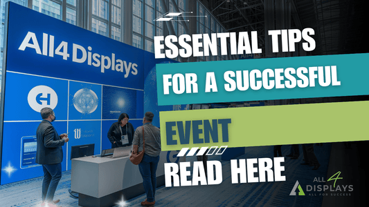 Essential Tips for a Successful Event: Banners, Flags, and Counters - All4Displays