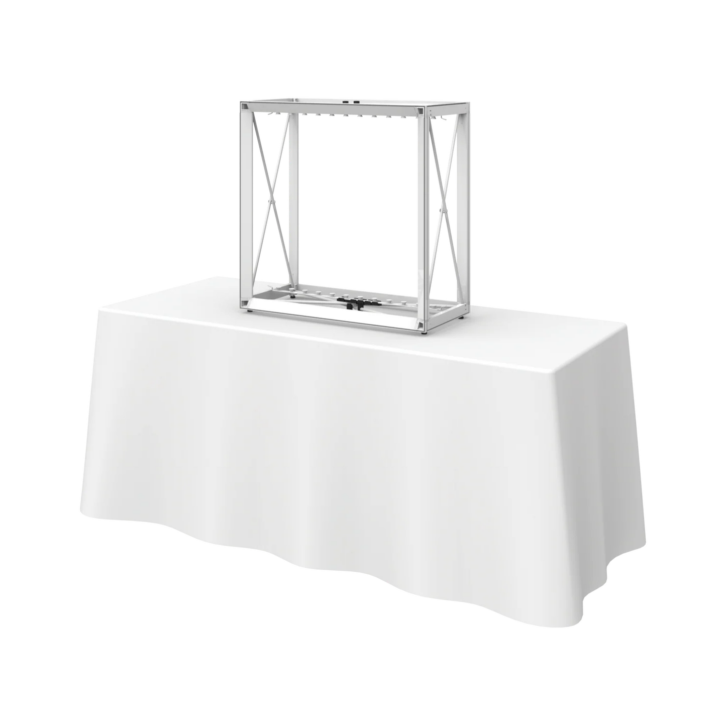 2.5ft x 2.5ft Embrace Tabletop Backlit Push-Fit Tension Fabric Display