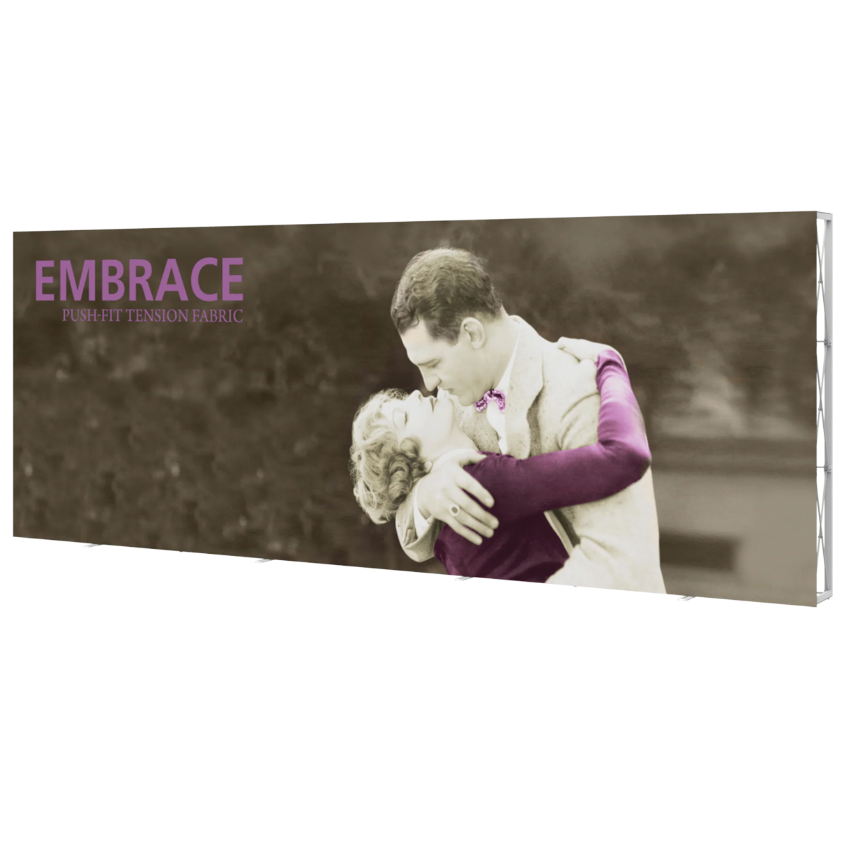 20ft x 8ft Embrace Push-fit Tension Fabric Display