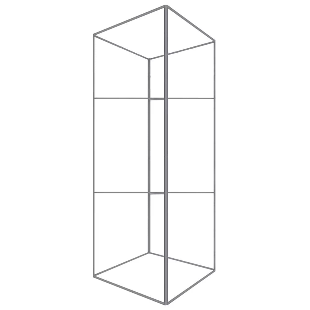60D Big Sky Square Tower Silver Frame Non-Backlit