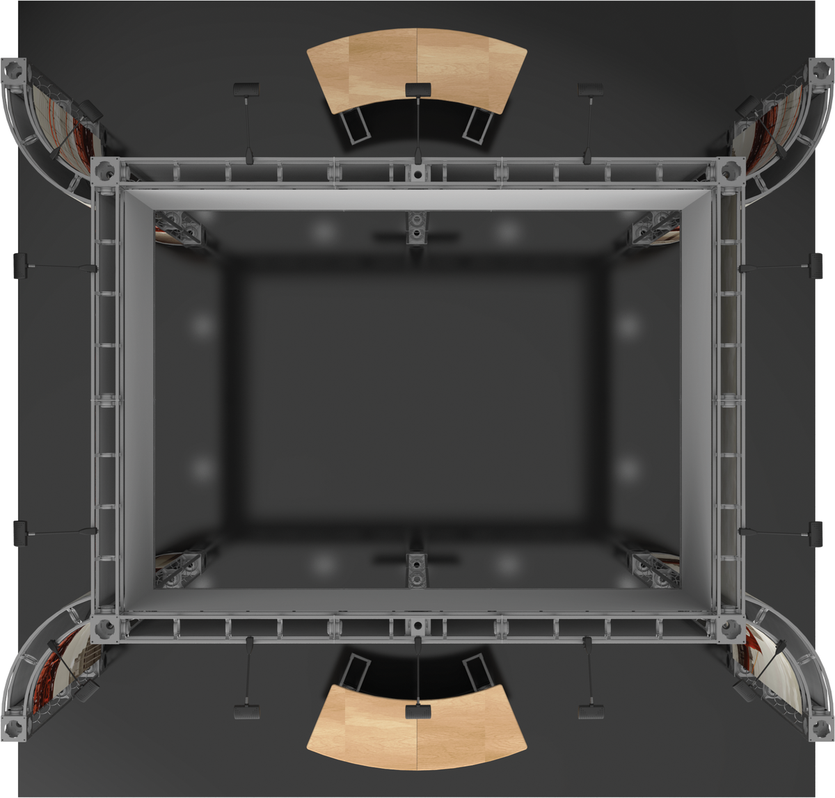 Aarhus Orbital Express Truss 20x20 Modular Island Exhibit