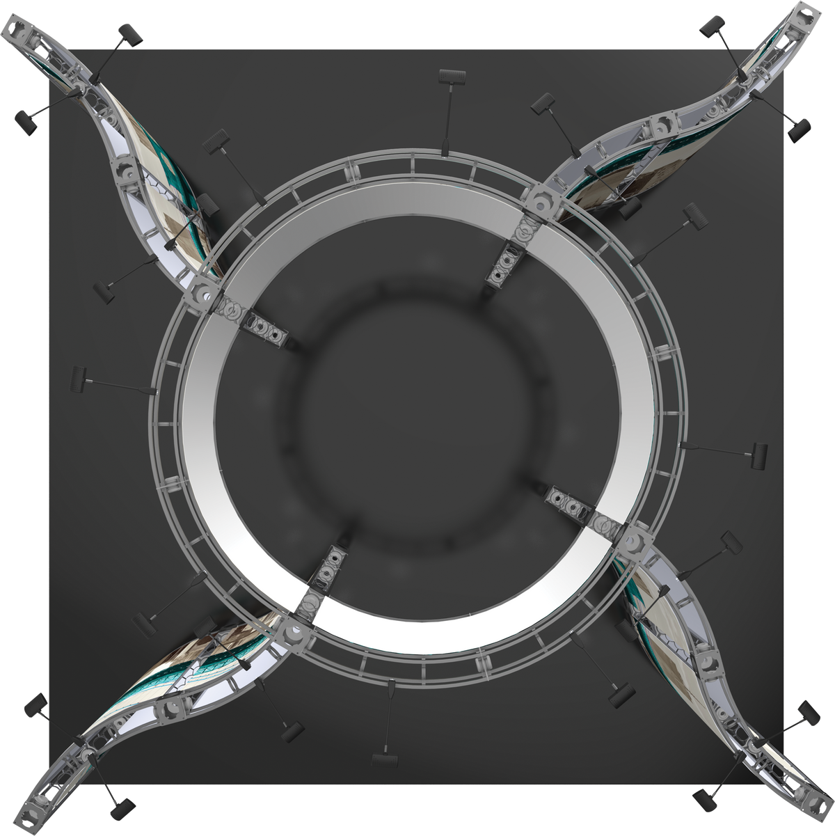 Canis Orbital Express Truss 20x20 Modular Island Exhibit