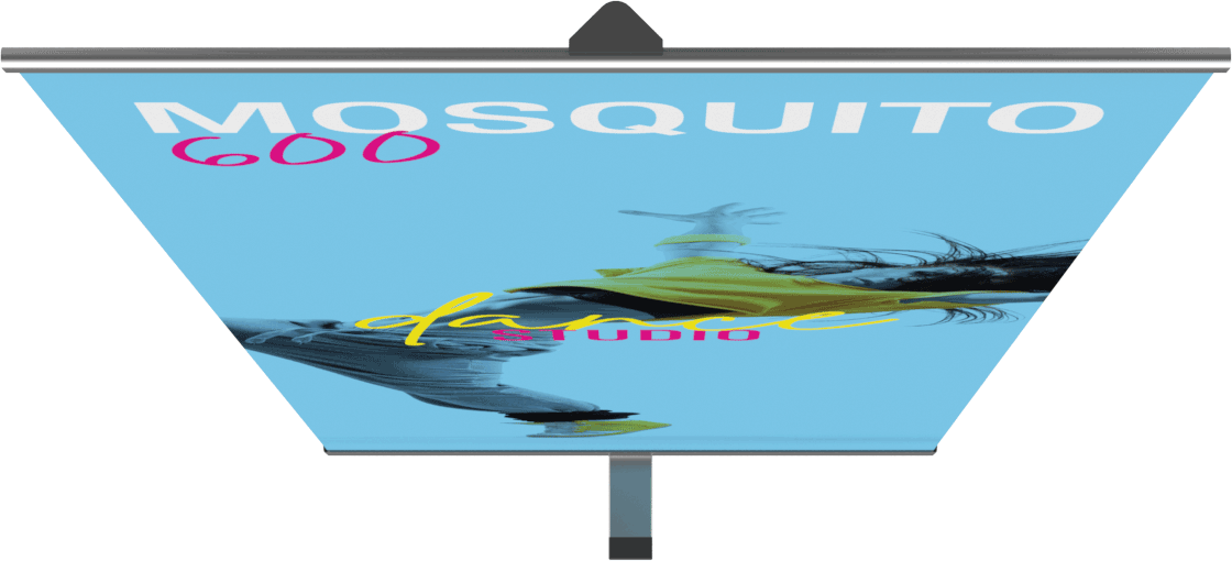 23.5in Mosquito 600 Retractable Banner Stand