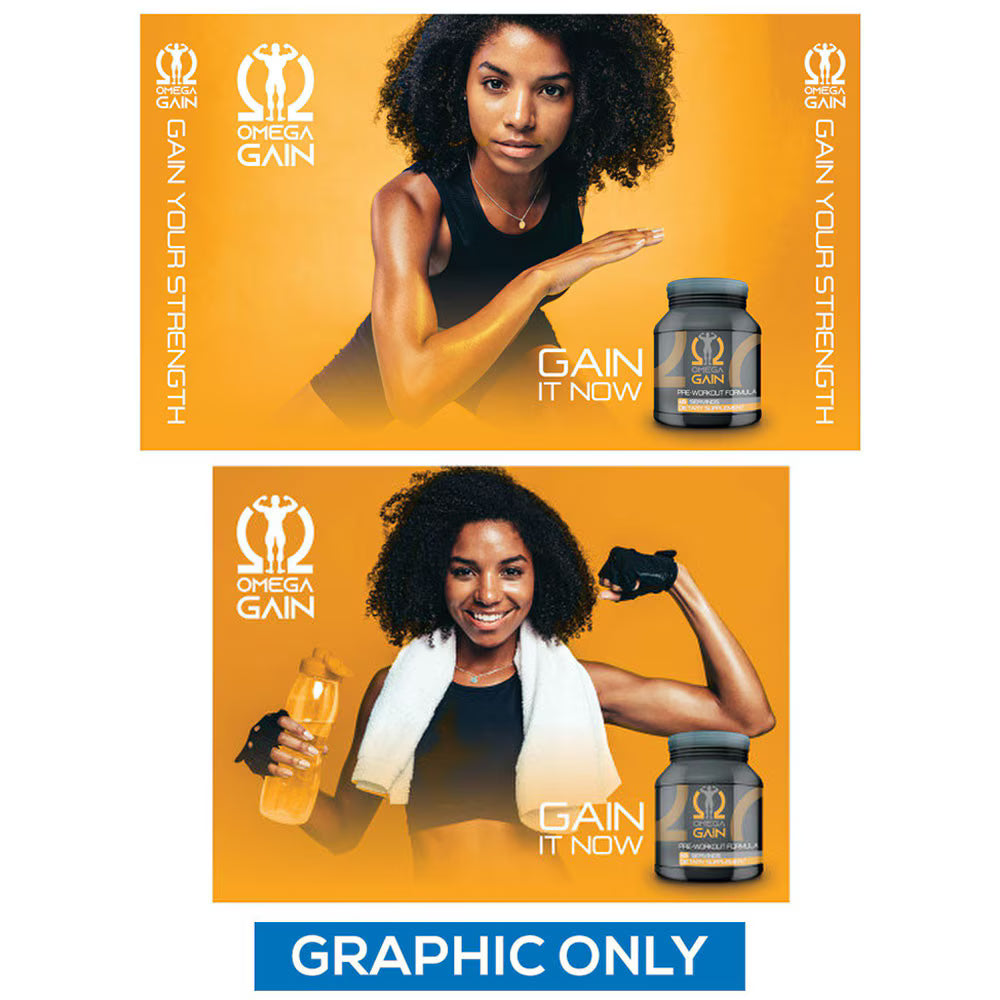 ONE CHOICE® 8 ft. SEG Pop Up Lightbox