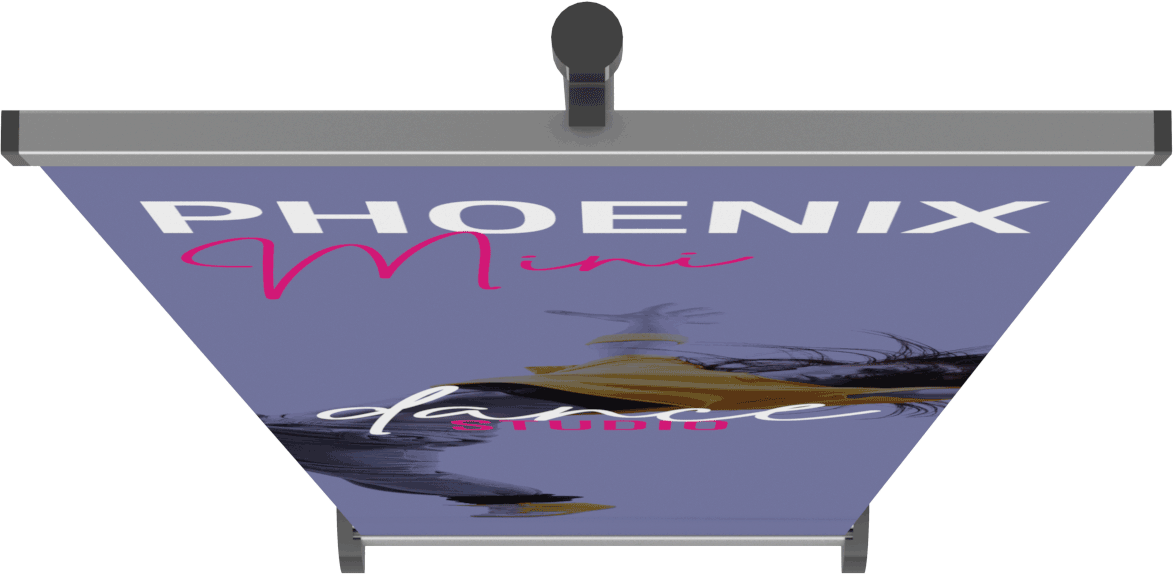 15.5in Phoenix Mini Full Height Retractable Banner Stand