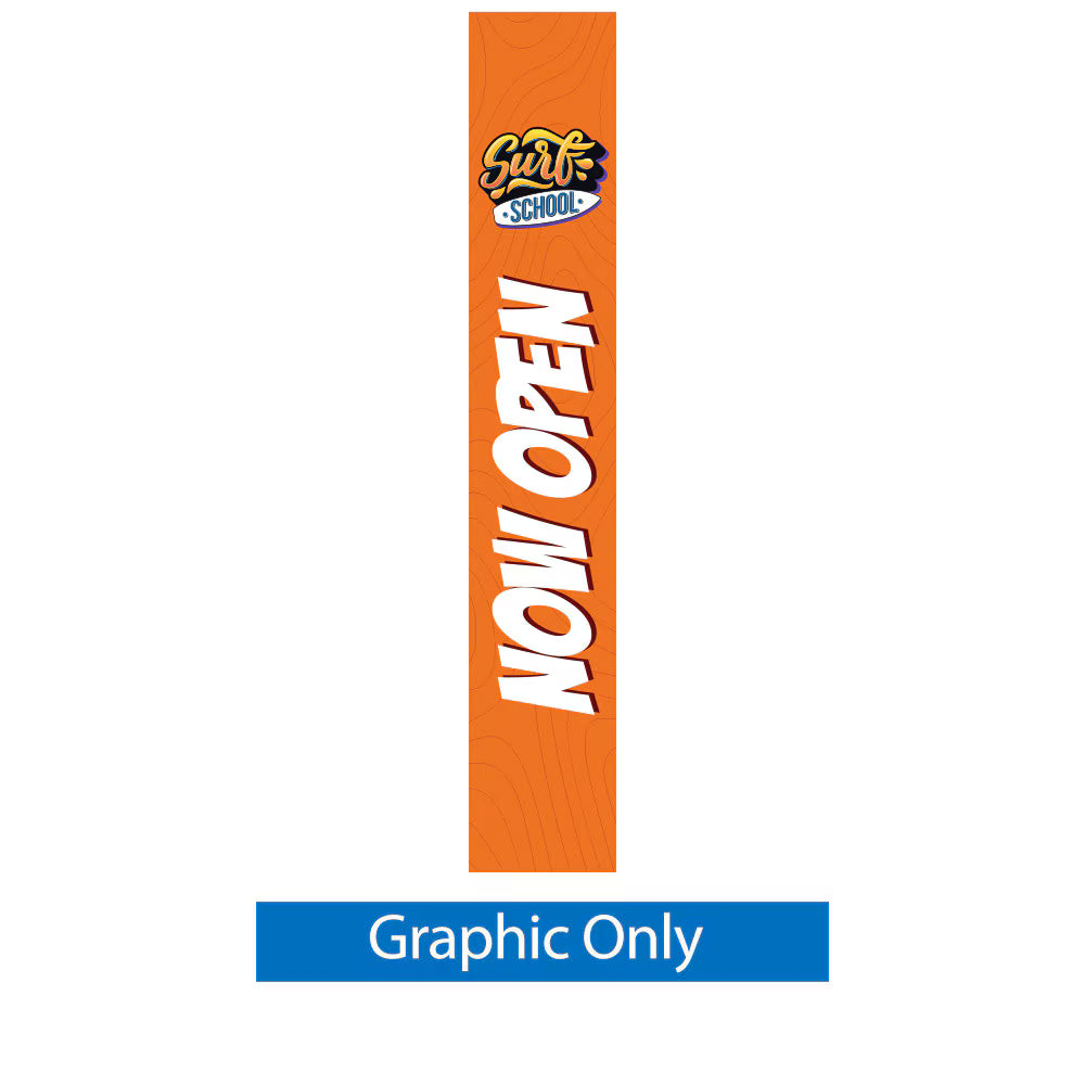 14ft Mamba Rectangle Flag X-Large X-Base