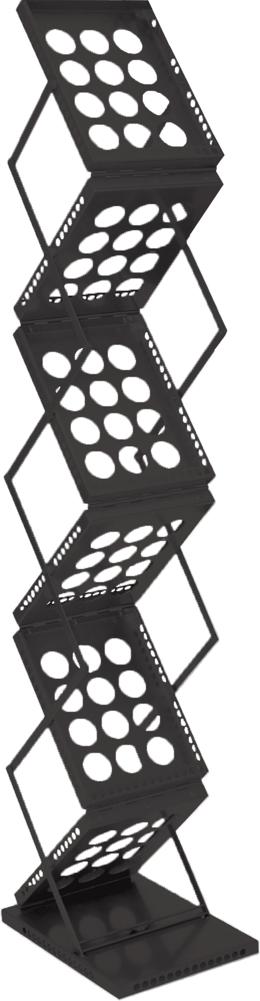 Zedup 1 Literature Rack -Black