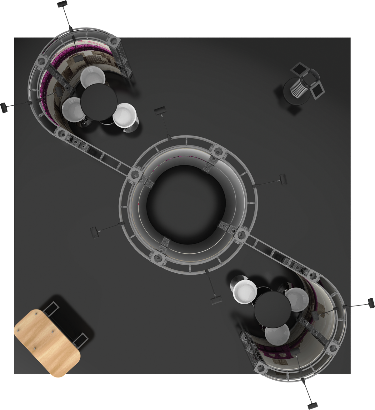 Zenit Orbital Express Truss 20x20 Modular Island Exhibit