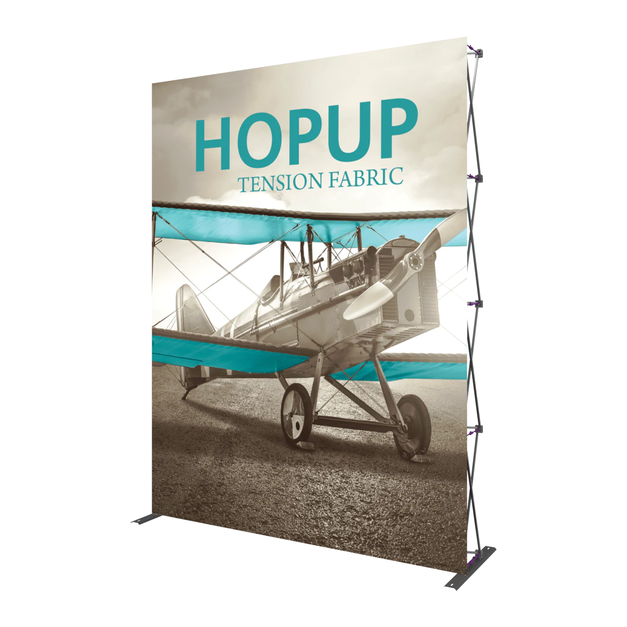 8ft x 10ft Hopup Straight Tension Fabric Display