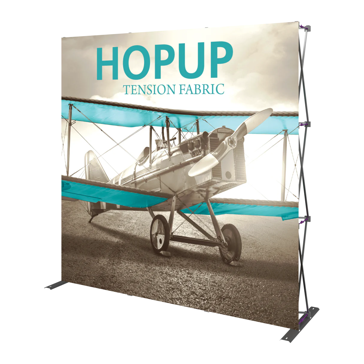8ft x 8ft Hopup Straight Tension Fabric Display