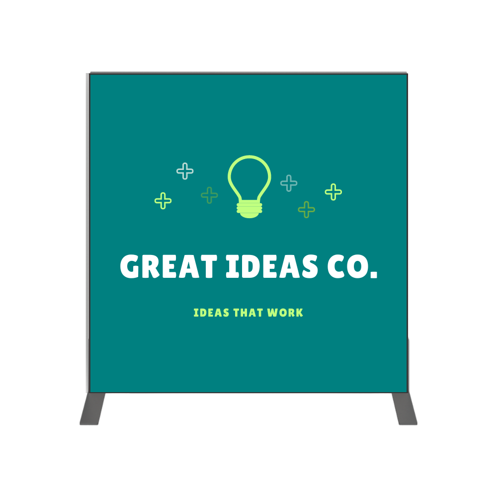 Logo design trade show exhibit displays