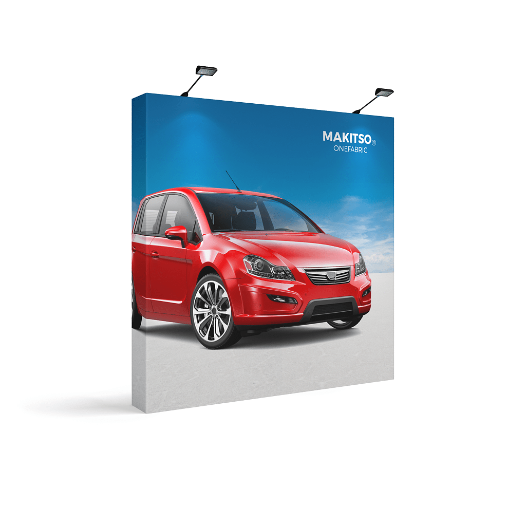 10ft x 10ft OneFabric® Straight Pop Up Display w/o End Caps (Graphic Package) - All4Displays