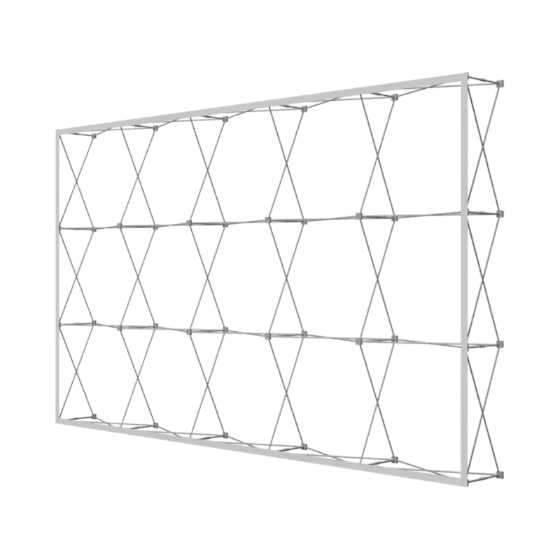 13.5ft x 8ft OneFabric® Straight Pop Up Display w/o End Caps (Graphic Package) - All4Displays