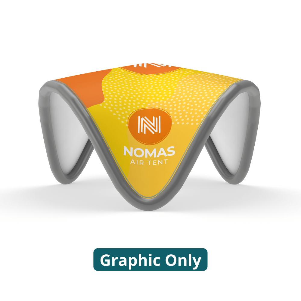 20ft Nomas Air Inflatable Tents (Graphic Only) - All4Displays