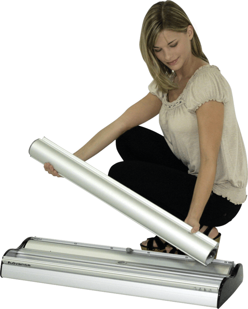 31.5in Advance 800 Retractable Banner Stand (Supreme Melinex Graphic Package) - All4Displays