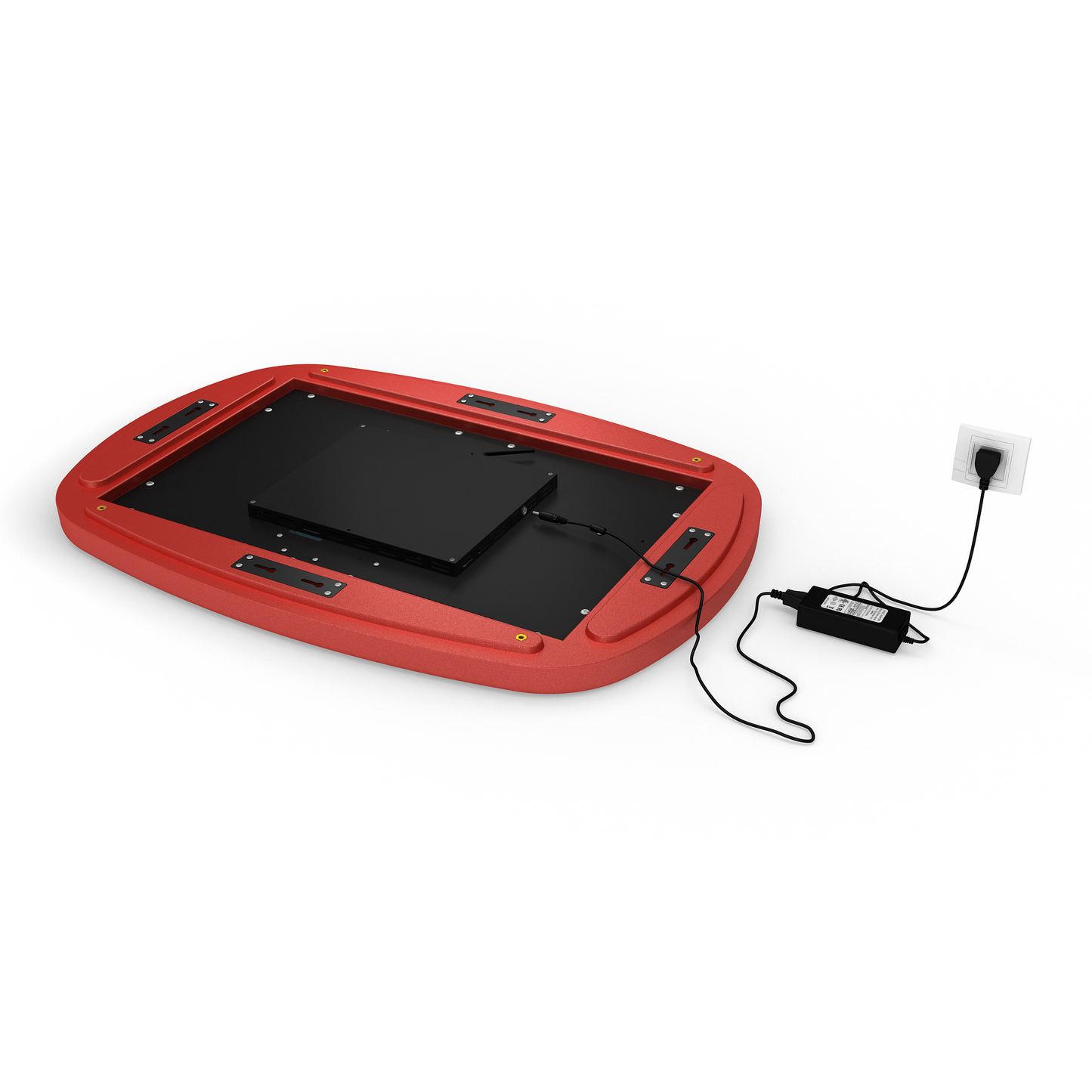 32in Sslab Jr 4K UHD Digital Signage Table Top, Kiosk, or Game Play (Red) - All4Displays