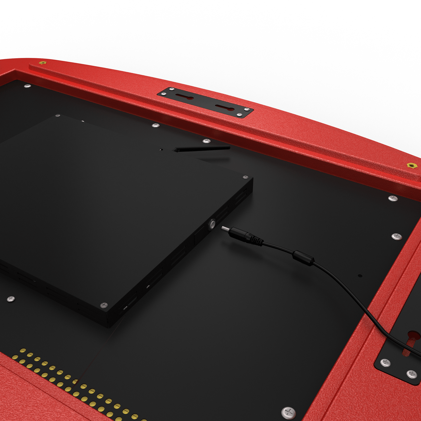32in Sslab Jr 4K UHD Digital Signage Table Top, Kiosk, or Game Play (Red) - All4Displays