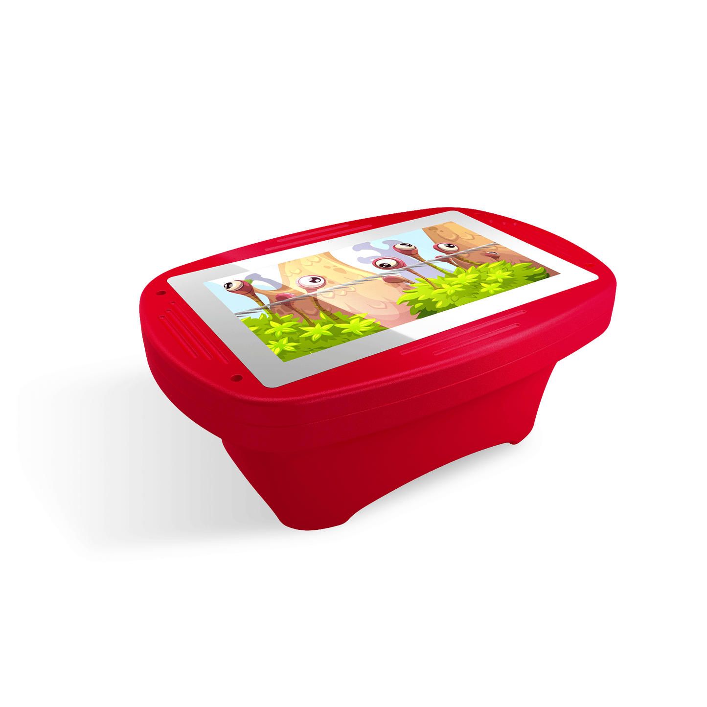 32in Sslab Jr 4K UHD Digital Signage Table Top, Kiosk, or Game Play (Red) - All4Displays
