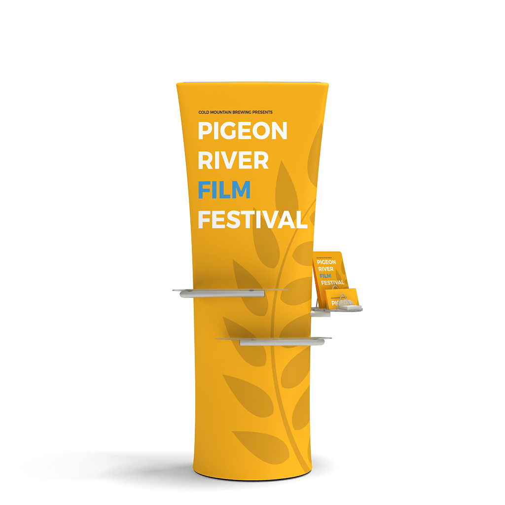32in x 75in Outdoor Brandcusi® Straight Banner Stand - Double - sided (Graphic Only) - All4Displays