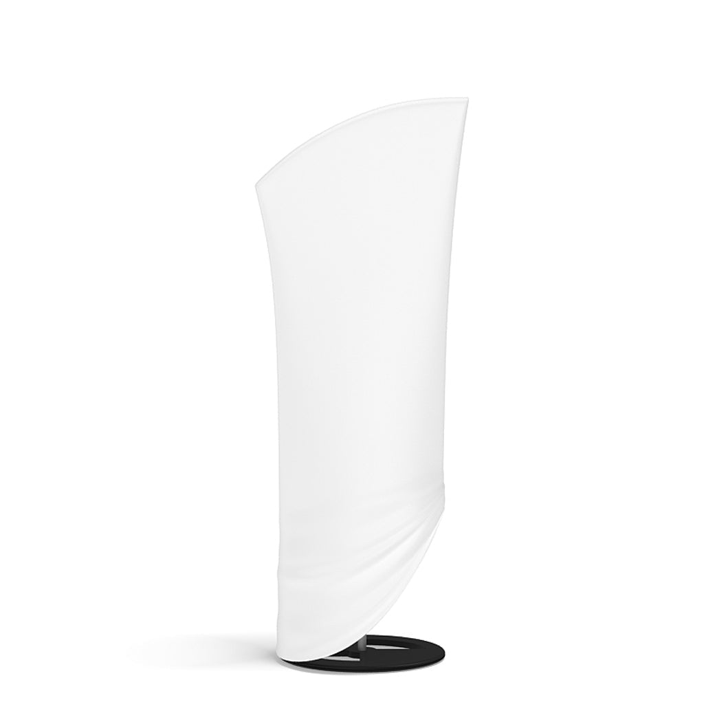 32in x 78in Outdoor Brandcusi® Angled Banner Stand (Frame Only w/Bubble Round Base) - All4Displays