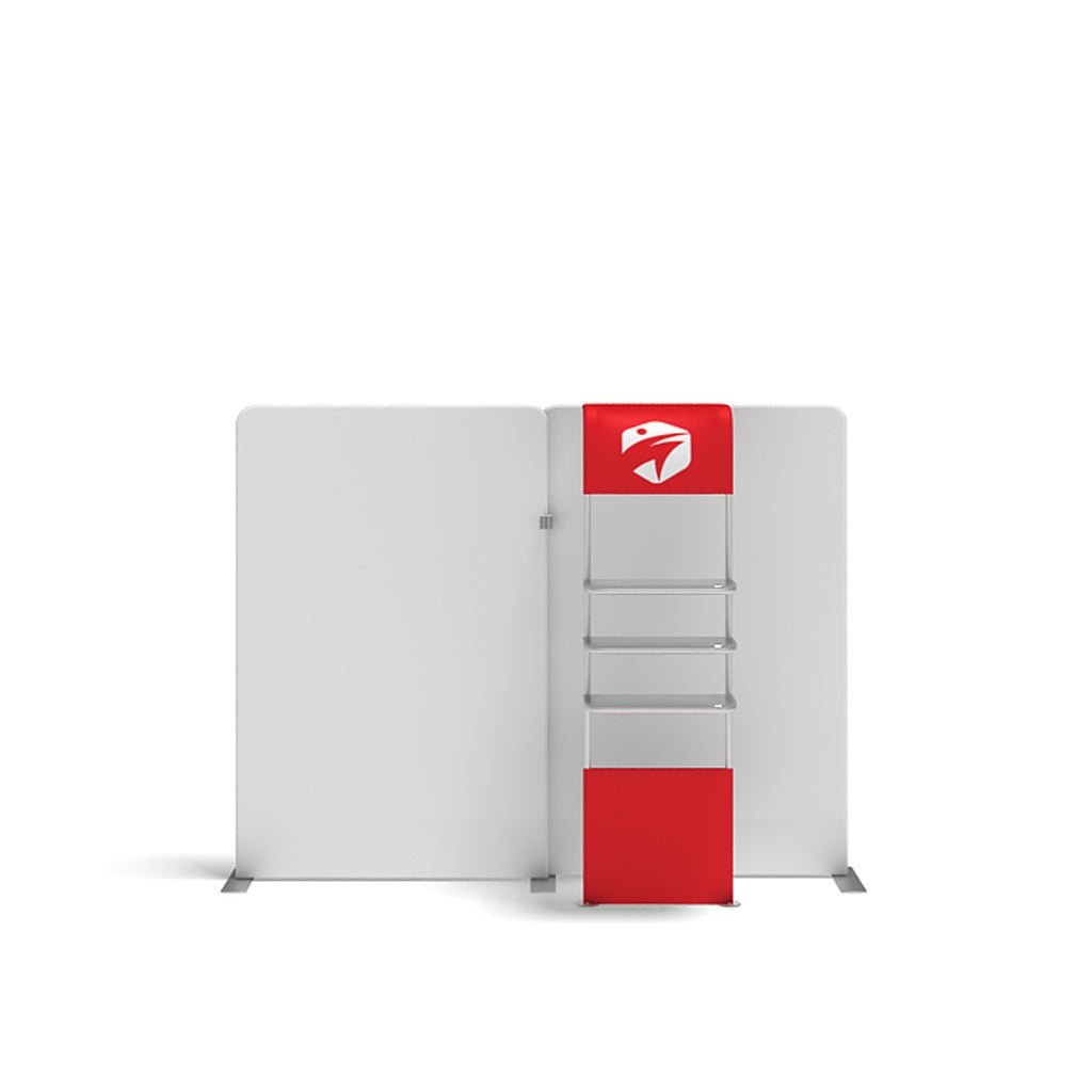 36" WaveLine Merchandiser - Plexiglass Shelf, Clear - All4Displays