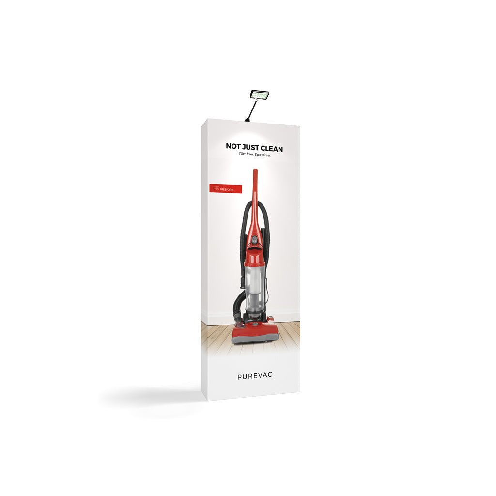 3ft x 8ft OneFabric® Straight Pop Up Display w/o End Caps (Graphic Package) - All4Displays