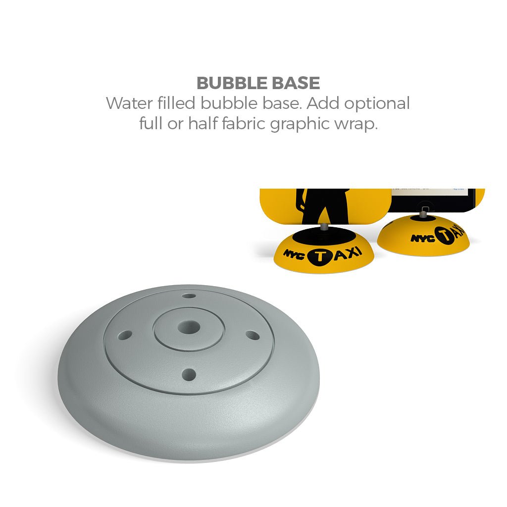 4ft WaveLine® Outdoor Poster Stands (Graphic Package) - All4Displays