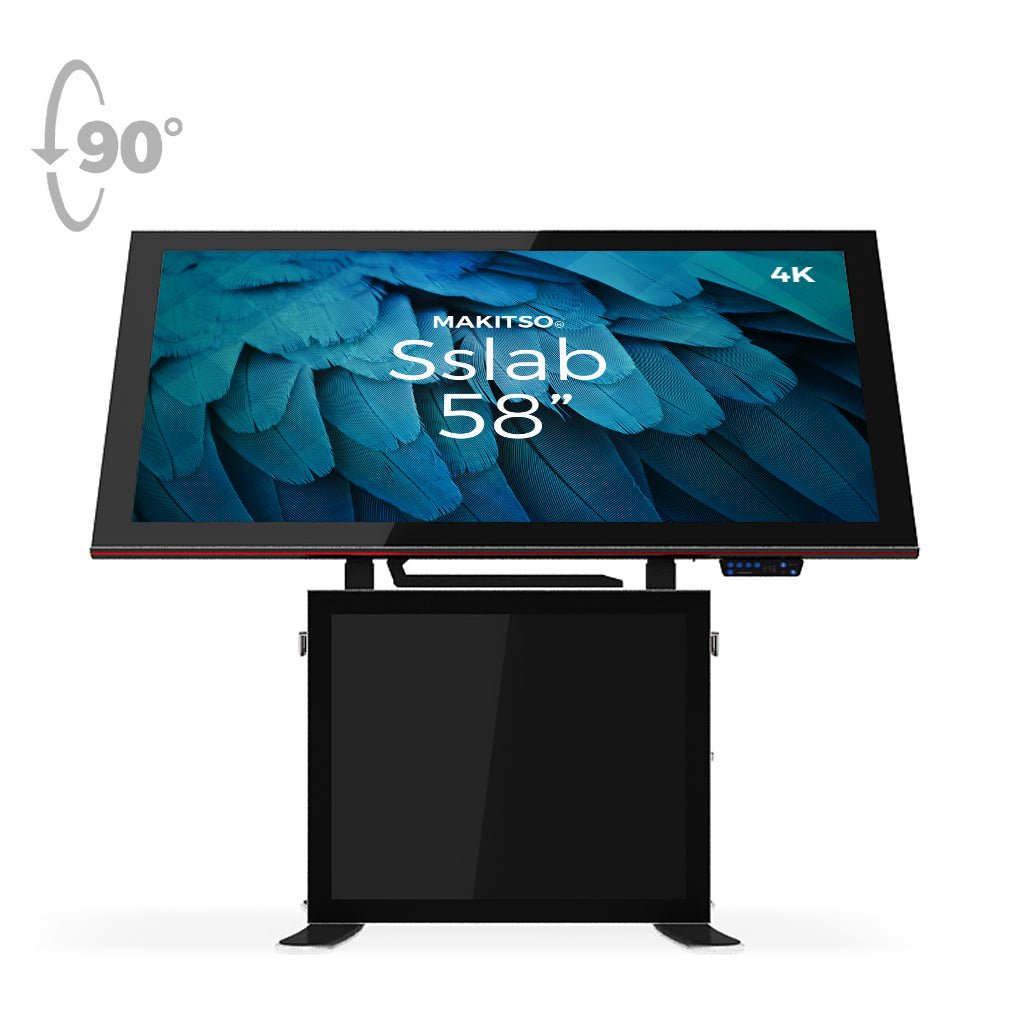 58in Makitso® Sslab - 4K UHD Digital Signage Table Top and Kiosk - All4Displays