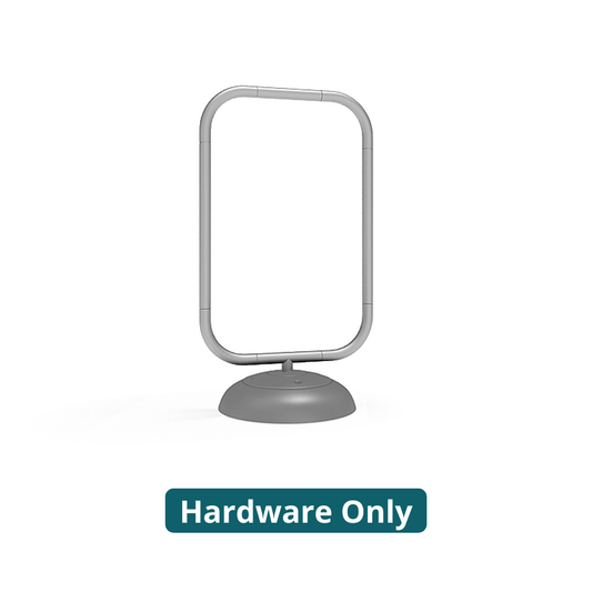 6.5ft WaveLine® Outdoor Poster Stands (Hardware Only) - All4Displays