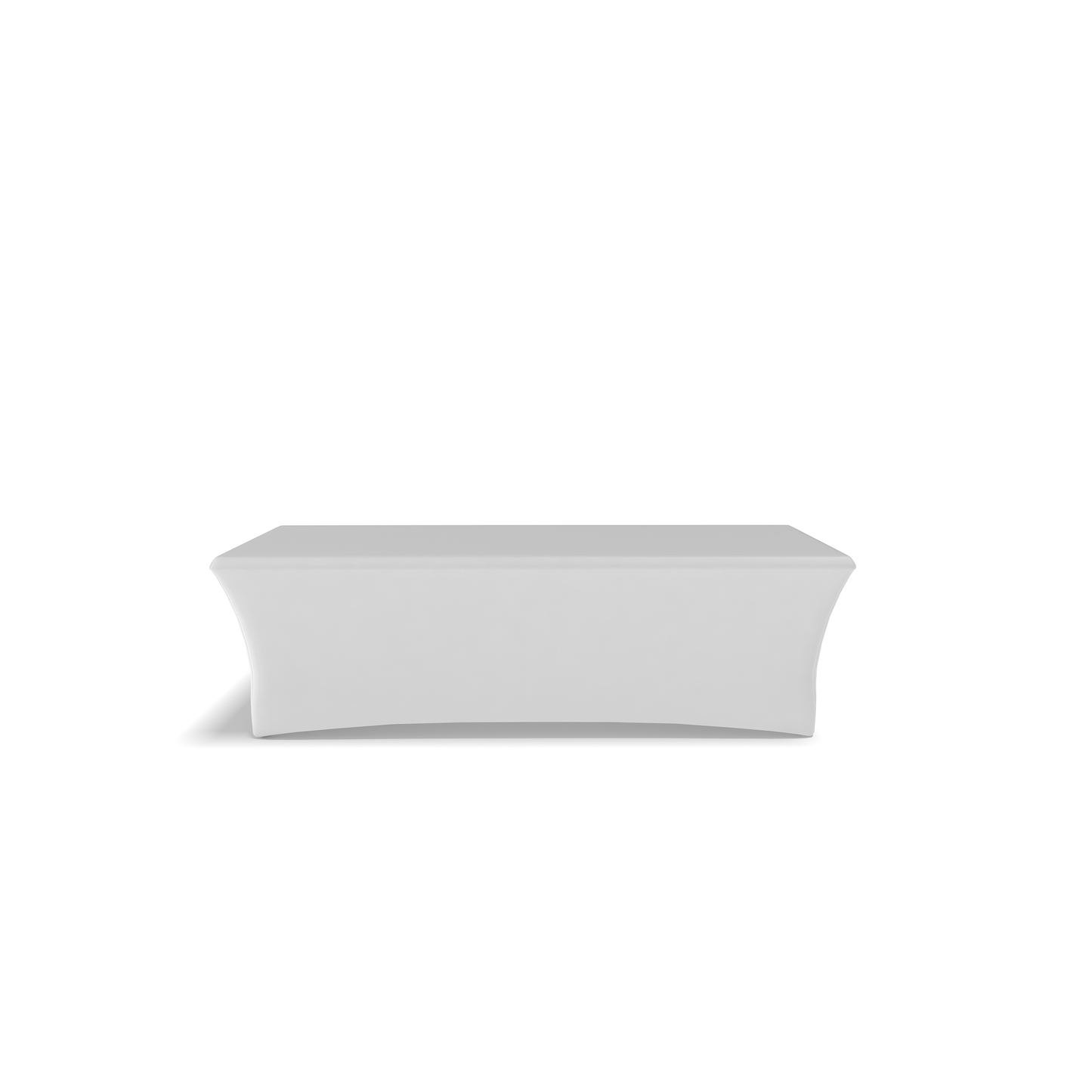 6ft Table Cover Fitted 4 - sided w/Zippered Back - All4Displays