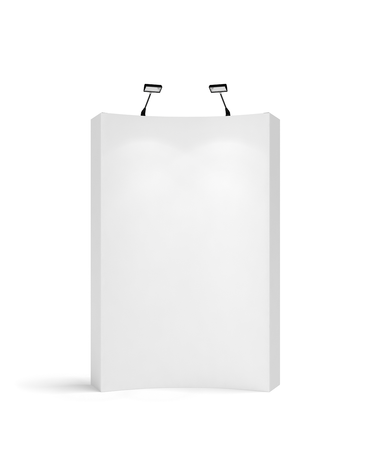 8ft x 5ft OneFabric® Curved Pop Up Display w/ End Caps (Graphic Only) - All4Displays