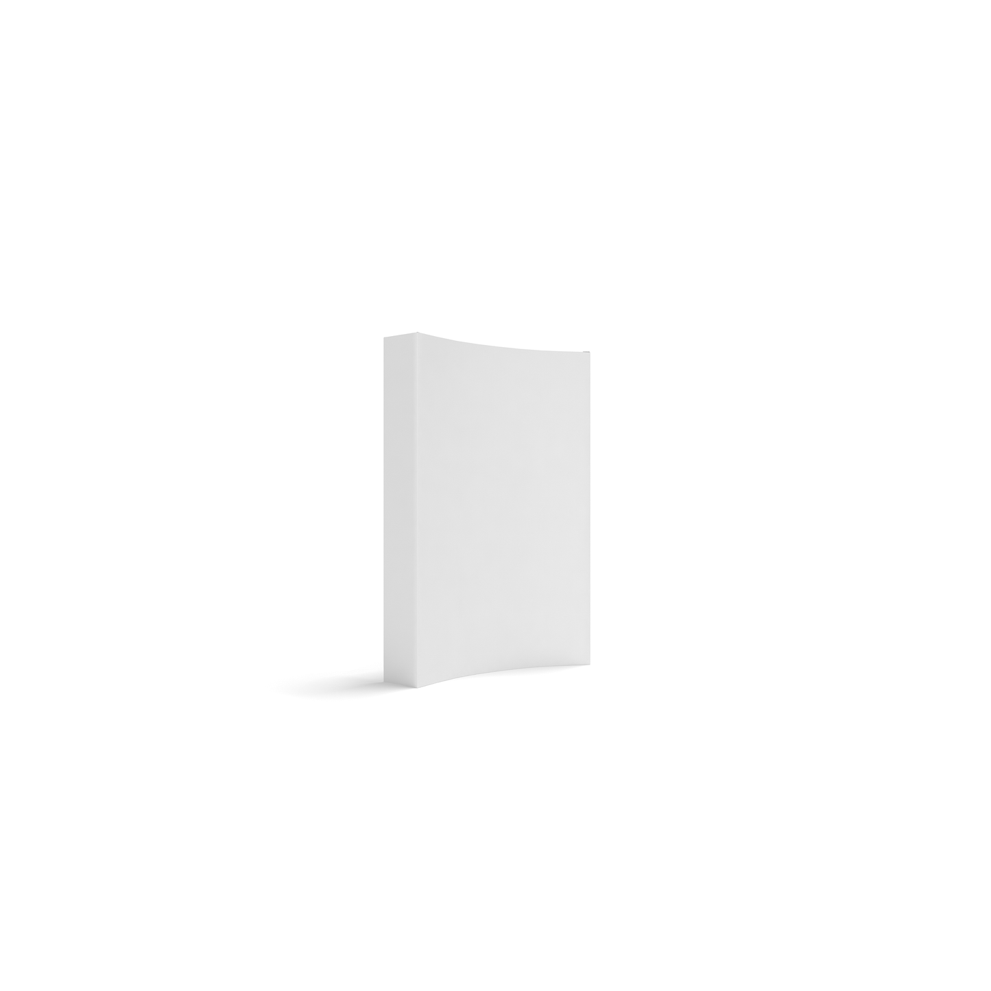 8ft x 5ft OneFabric® Curved Pop Up Display w/ End Caps (Graphic Package) - All4Displays