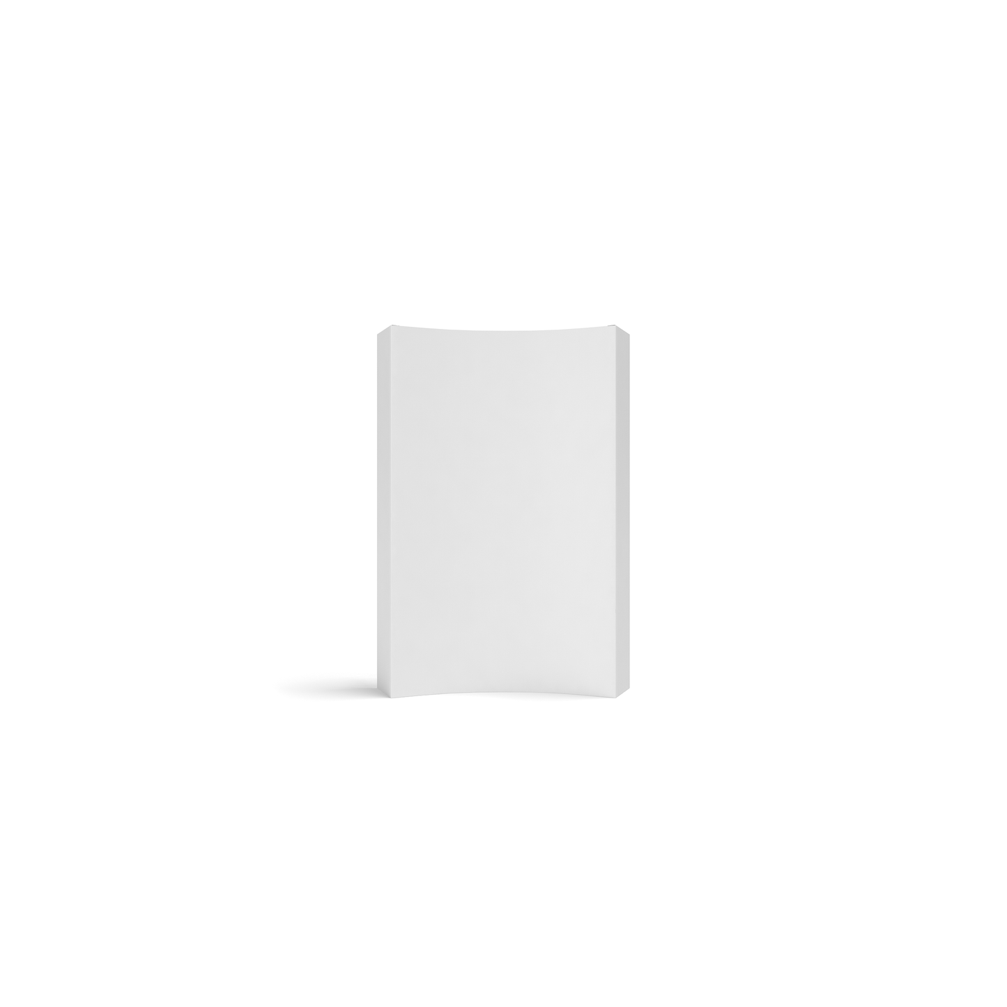 8ft x 5ft OneFabric® Curved Pop Up Display w/ End Caps (Graphic Package) - All4Displays