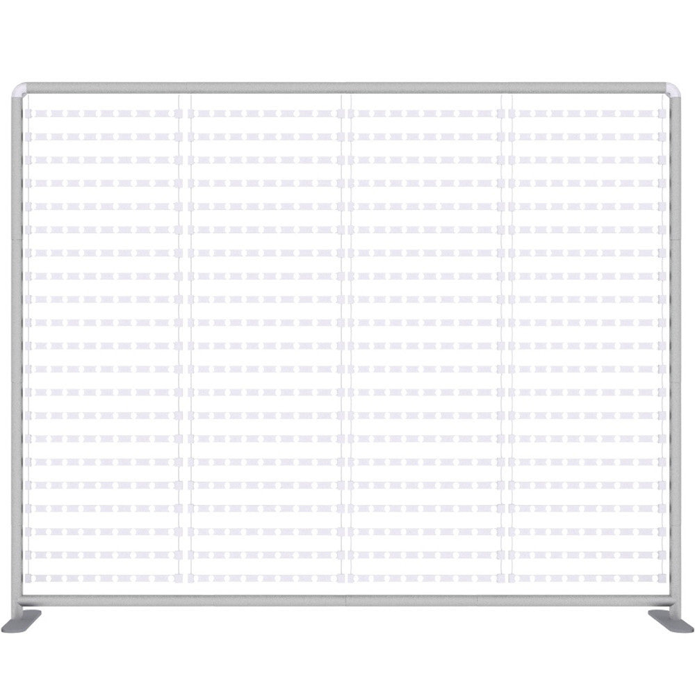 Straight top single-sided backlit display frame with vibrant branding