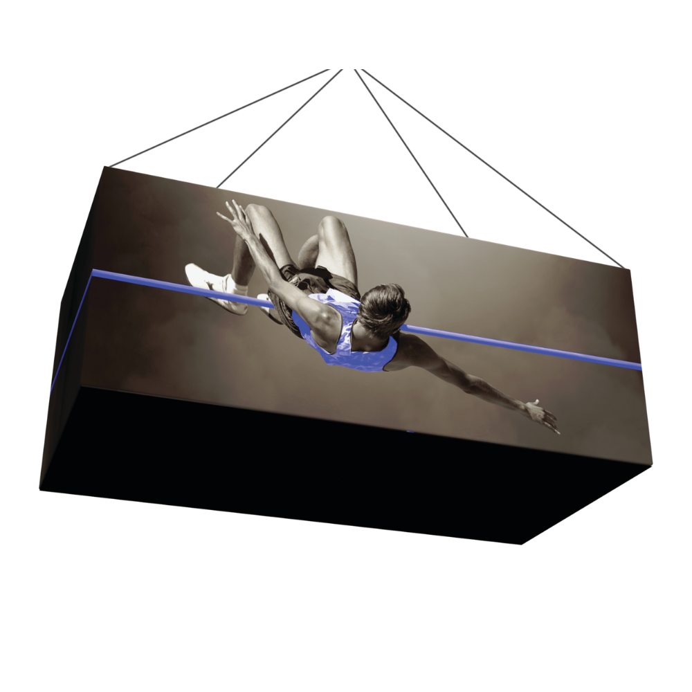 8ft x 6ft Formulate Master 3D Hanging Structure Rectangle Single-Sided w/ Open Bottom (Graphic Only)