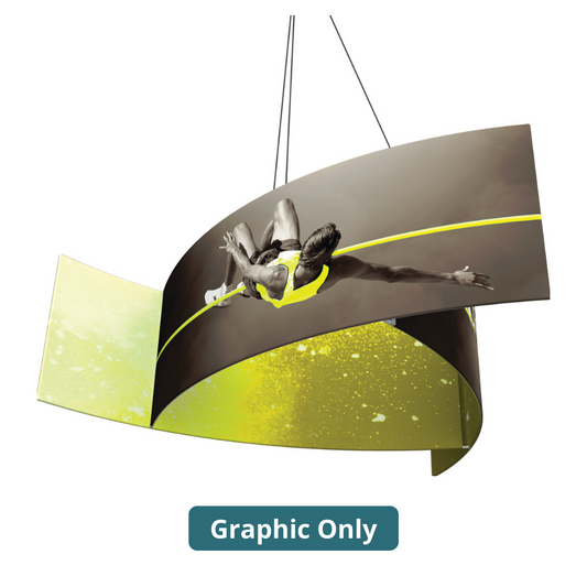 16ft x 2ft Formulate Master 3D Hanging Structure Pinwheel Double-Sided (Graphic Only)