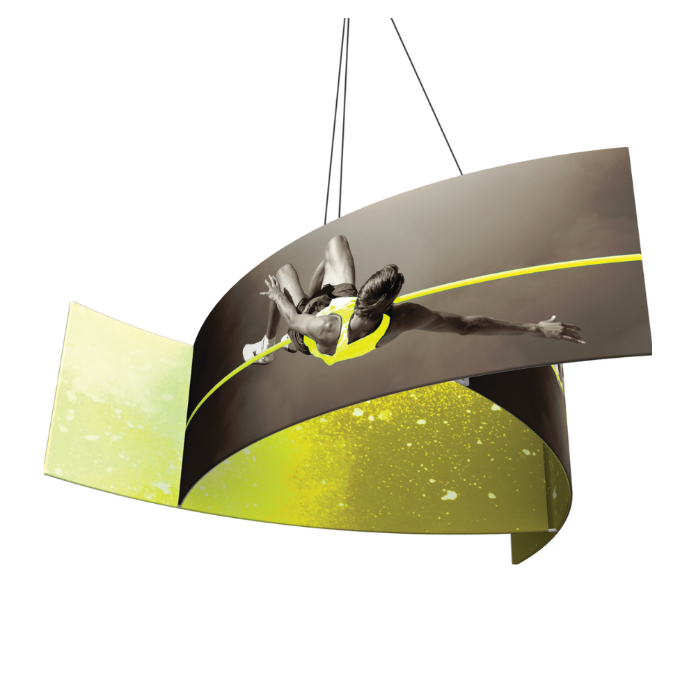 14ft x 2ft Formulate Master 3D Hanging Structure Pinwheel Double-Sided (Graphic Only)