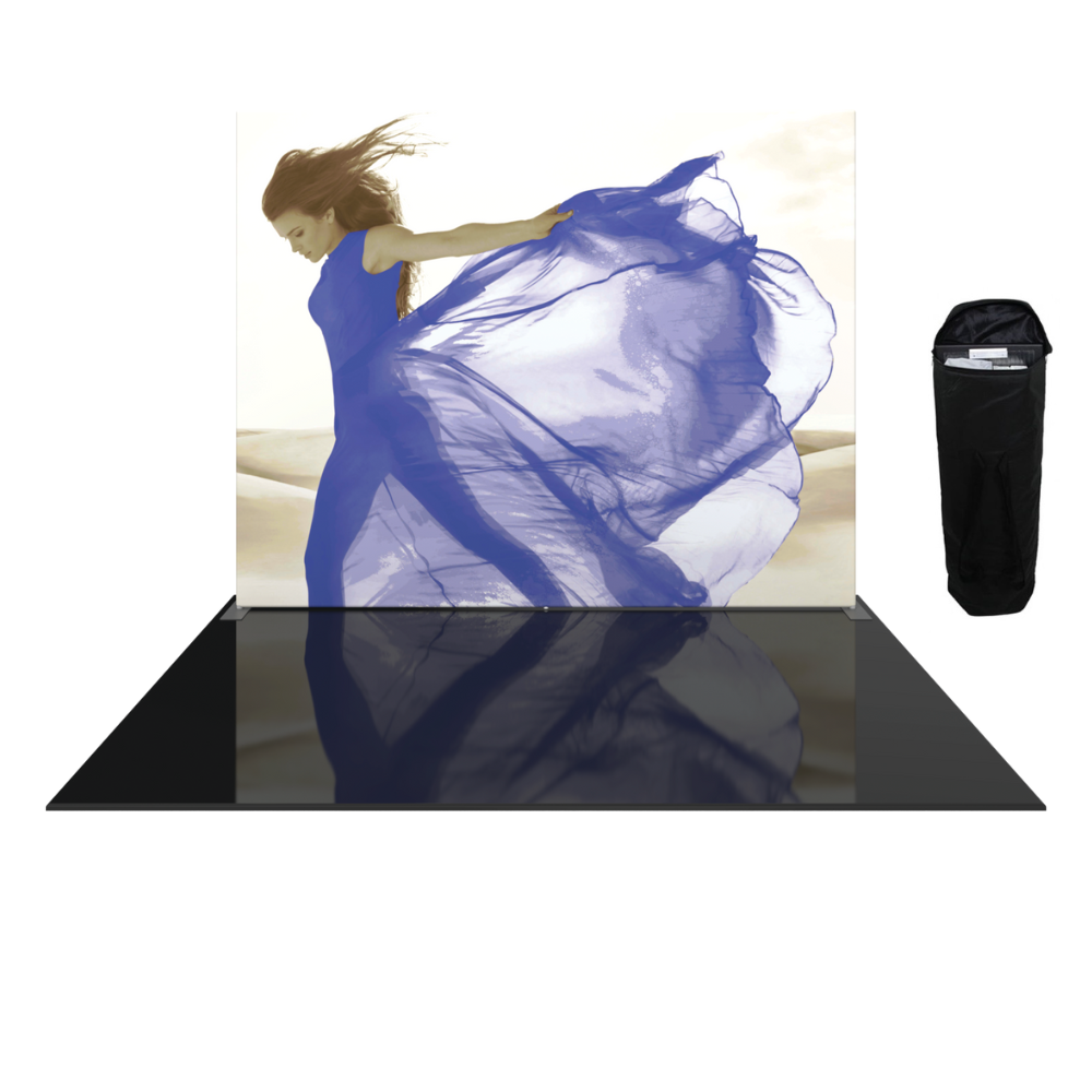 10ft x 8ft Formulate Master S1 Straight Fabric Backwall Double-Sided (Graphic Package)