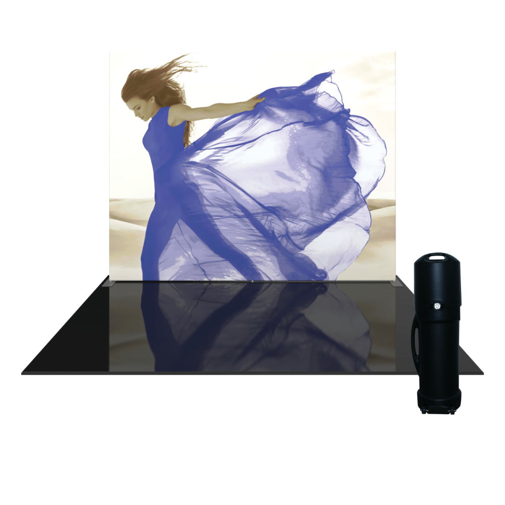 10ft x 8ft Formulate Master S1 Straight Fabric Backwall Double-Sided (Graphic Package)