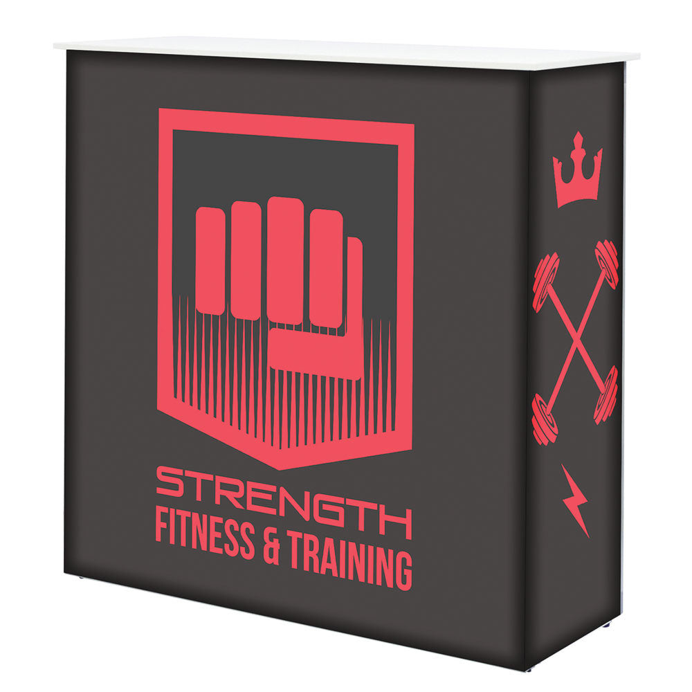 lights banner for trade show