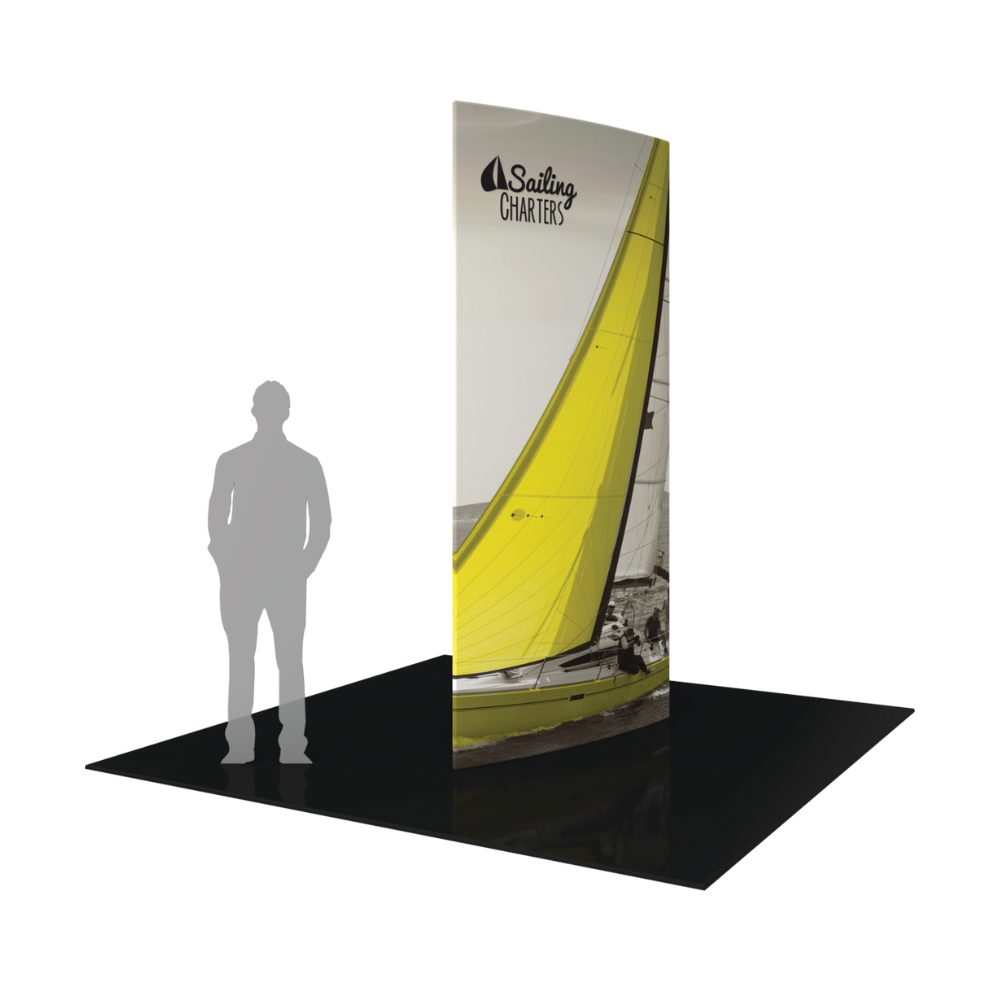 10ft Formulate Shield Tower 02 Tension Fabric Structure (Graphic Package)