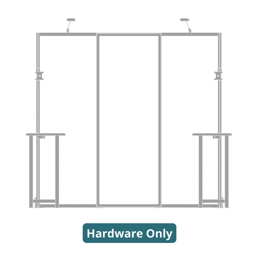 10ft x 10ft Hybrid Pro Modular Backwall Kit 01 (Hardware Only)