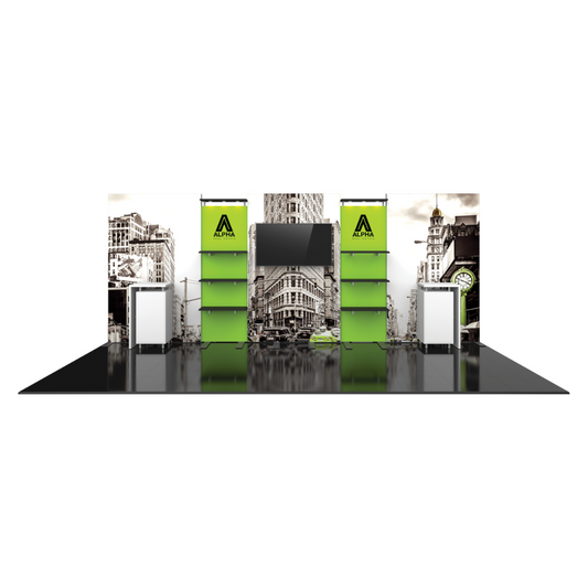 20ft x 10ft Hybrid Pro Modular Backwall Kit 31 (Graphic Package)