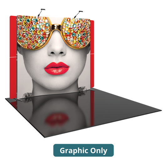 10ft x 10ft Vector Frame Master Modular Backwall Kit 10 (Graphic Only)