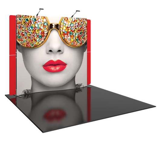 10ft x 10ft Vector Frame Master Modular Backwall Kit 10 (Graphic Package)