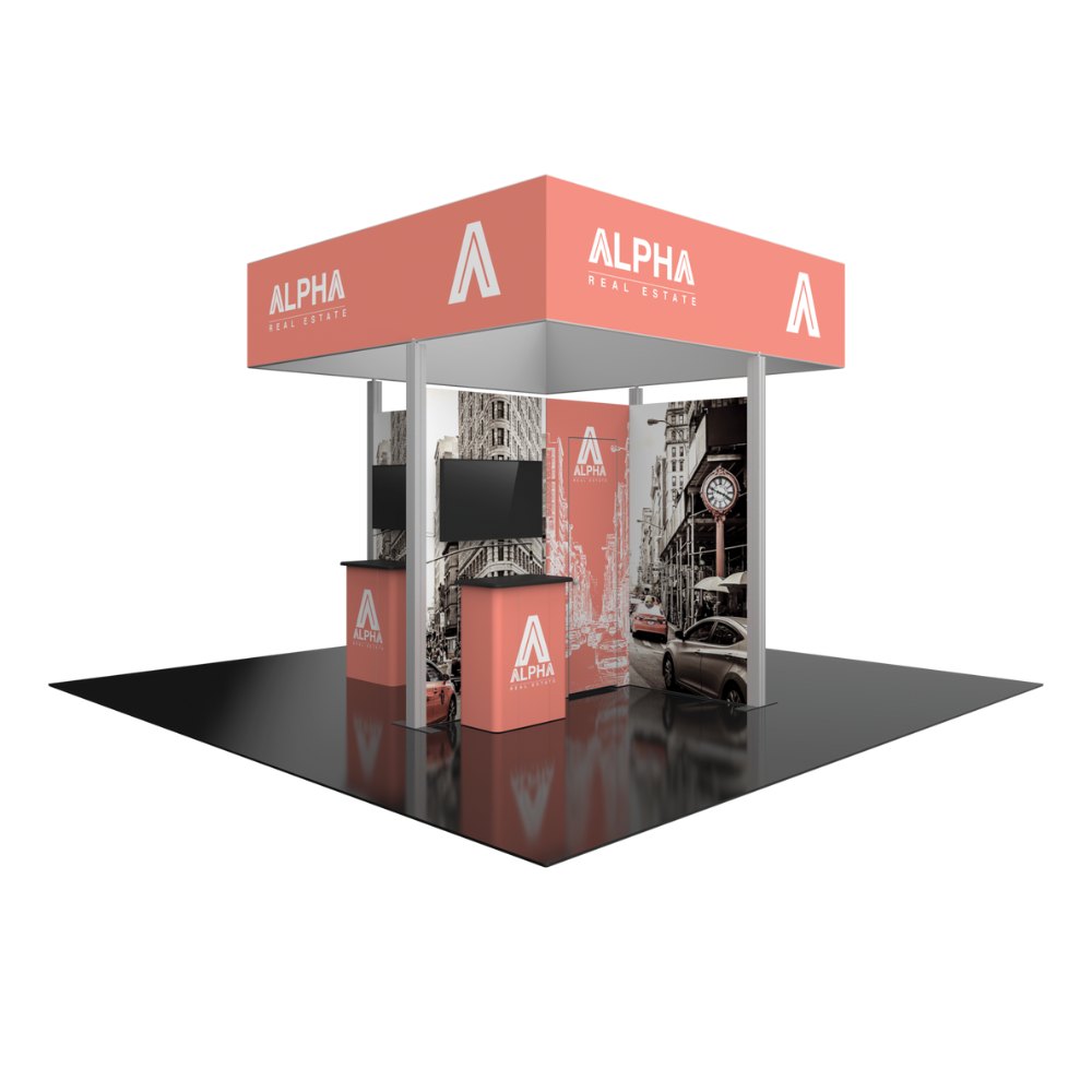 20ft x 20ft Hybrid Pro Modular Island Kit 26 (Graphic Package)