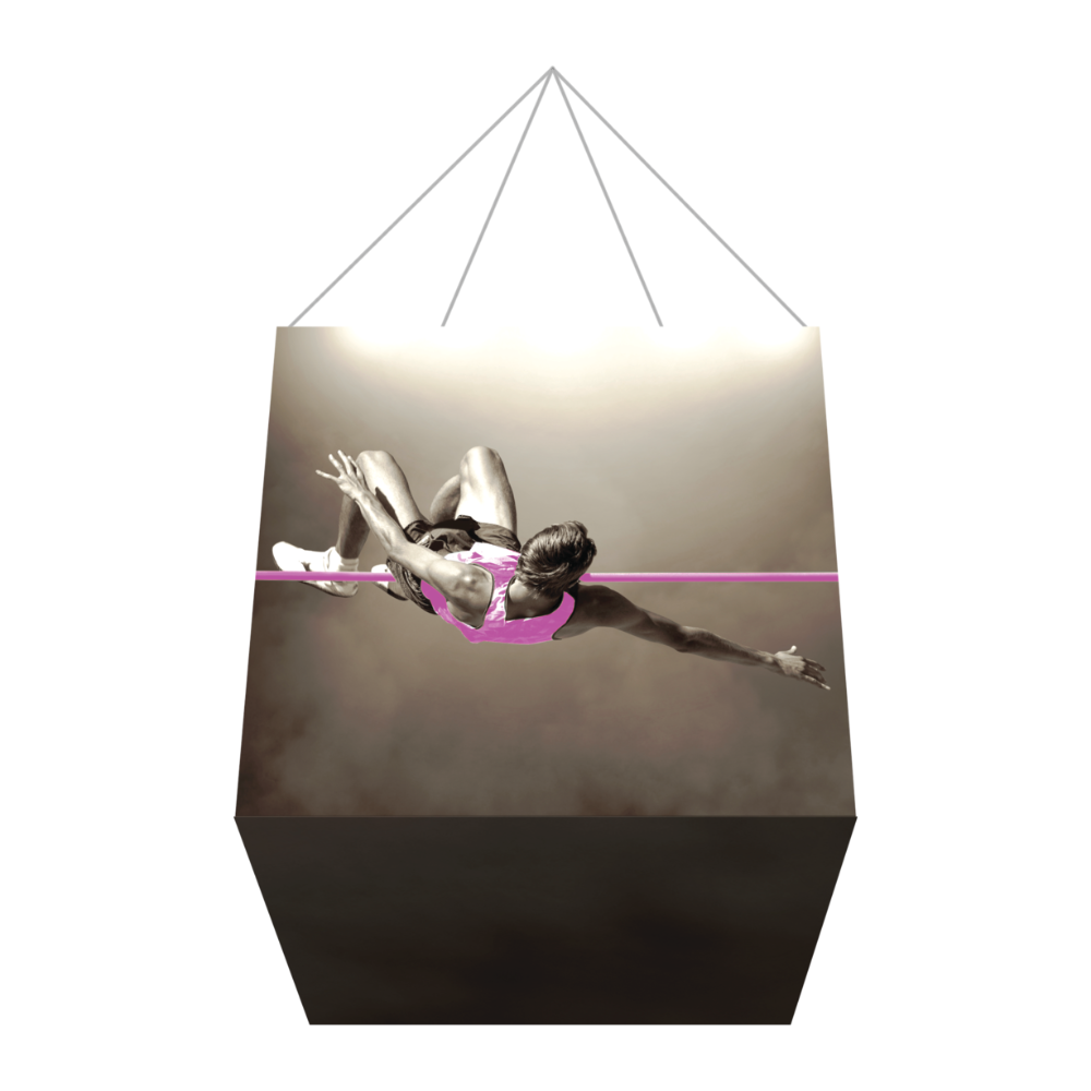 3ft x 3ft Formulate Master 3D Hanging Structure Cube Single-Sided Opaque (Graphic Package)
