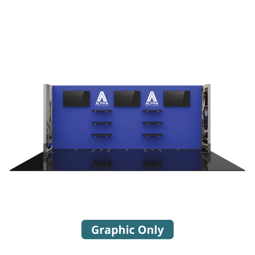 20ft x 10ft Hybrid Pro Modular Backwall Kit 22 (Graphic Only)