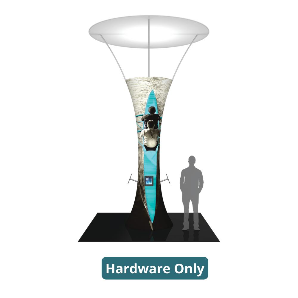 16ft Formulate Funnel 04 Tension Fabric Structure w/ LED Graphic Top