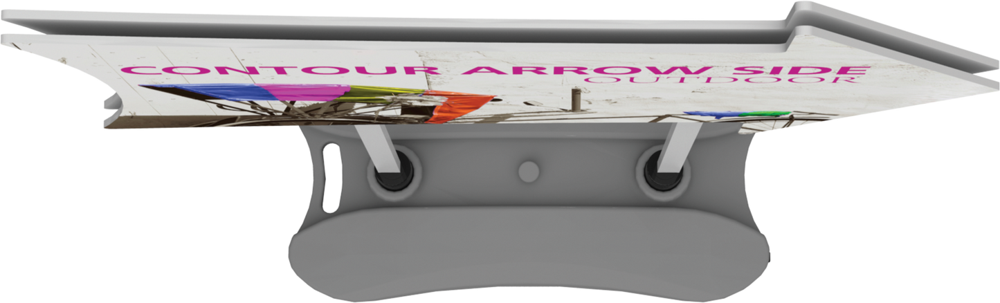 3ft Contour Outdoor Sign Display Arrow Side Single-Sided (Graphic Only)